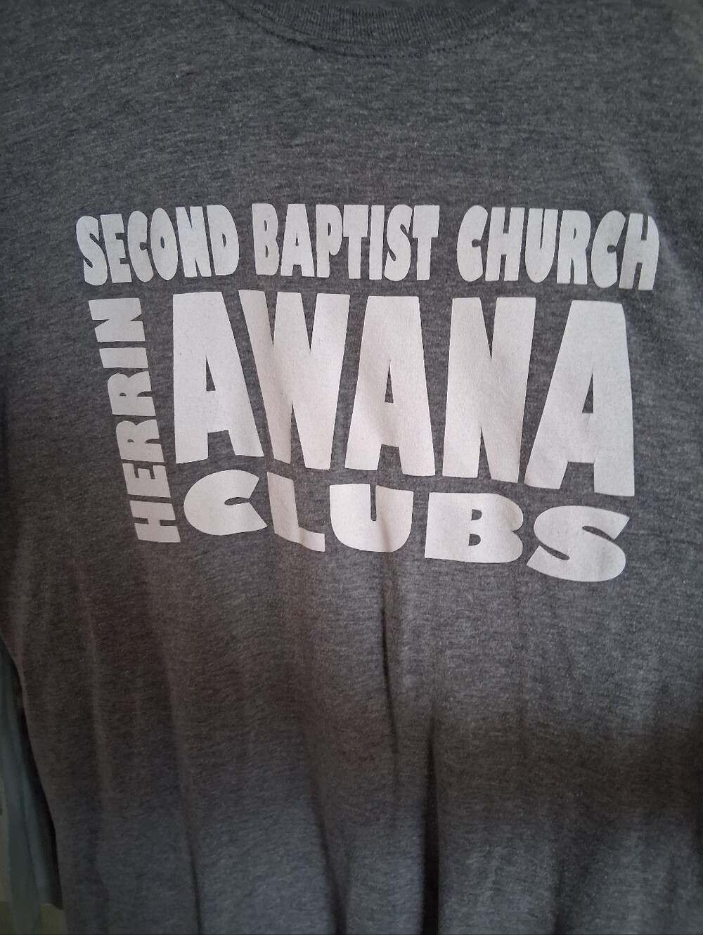 AWANA Clubs Second Baptist Church Gray Graphic T-Shirt